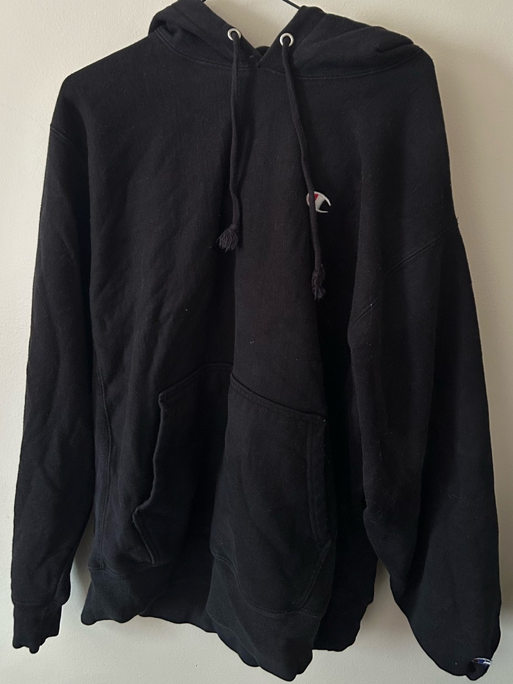 Champion Hoodie - Black Reverse Weave